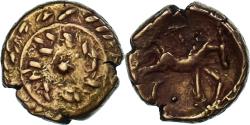 Ancient Coins - Britain, Atrebates, Regni, Tincommius, 1/4 Stater, 30 BC-AD 10, Gold,