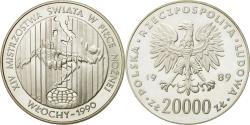 World Coins - Coin, Poland, 20000 Zlotych, 1989, Warsaw, , Silver, KM:224