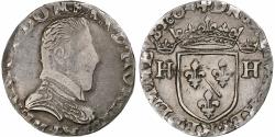 World Coins - Principality of Dombes, Henri II de Bourbon-Montpensier, Teston, 1604, Trévoux