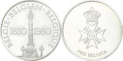World Coins - Belgium, Medal, 150e Anniversaire de l’Indépendance de la Belgique, 1980