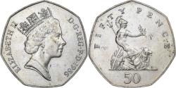 World Coins - Great Britain, Elizabeth II, 50 Pence, 1986, Copper-nickel, , KM:940.1