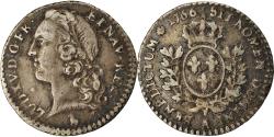 World Coins - Coin, France, Louis XV, 1/20 Écu au bandeau (6 sols), 1766, Paris