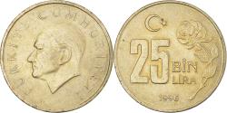 World Coins - Coin, Turkey, 25000 Lira, 25 Bin Lira, 1996, , Copper-Nickel-Zinc