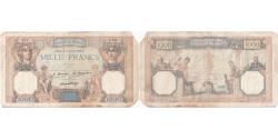 World Coins - France, 1000 Francs, Cérès et Mercure, 1928-07-17, E.729, VF(20-25)