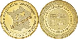World Coins - France, Token, Tourist Token, 87/ J'aime la France - 1ère Destination