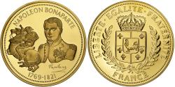 World Coins - France, Medal, Napoléon Bonaparte, Gilt steel,
