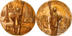 World Coins - France, Medal, Statue de la Liberté, G.Eiffel - A.Bartholdi, Arts & Culture