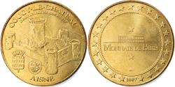 World Coins - France, Token, Touristic token, Coucy - Château n°1, Arts & Culture, 2007