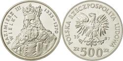 World Coins - Coin, Poland, 500 Zlotych, 1987, Warsaw, , Silver, KM:173