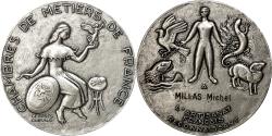 World Coins - France, Medal, Chambre de métiers de France, Guiraud, , Silvered bronze