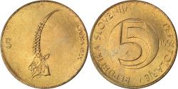 World Coins - Coin, Slovenia, 5 Tolarjev, 1992, , Nickel-brass, KM:6