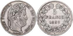 World Coins - Coin, France, Louis-Philippe, 5 Francs, 1837, Marseille, , Silver