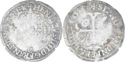 World Coins - Coin, France, Henri IV, Douzain aux deux H, 1593, Saint Lô, , Billon