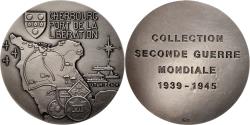 World Coins - France, Medal, Cherbourg, Port de la Libération, History, , Silvered