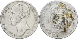 World Coins - Netherlands, William II, Gulden, 1847, Utrecht, Silver, , KM:66
