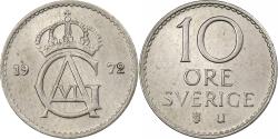 World Coins - Sweden, Gustaf VI, 10 Öre, 1972, Copper-nickel, , KM:835