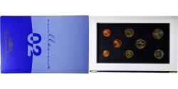 World Coins - France, Coffret 1c. à 2€, Proof, 2002, MDP,