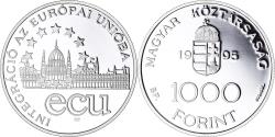 World Coins - Coin, Hungary, European Currency Union - ECU, 1000 Forint, 1995, Budapest