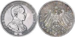 World Coins - German Empire, PRUSSIA, Wilhelm II, 5 Mark, 1913, Berlin, Silver,