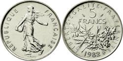 World Coins - Coin, France, Semeuse, 5 Francs, 1982, Paris, , Nickel Clad