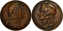 World Coins - France, Medal, Racine et Molière, Domard, , Bronze