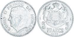 World Coins - Coin, Monaco, 5 Francs, 1945