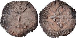 World Coins - Coin, France, DOMBES, Louis II de Montpensier, Liard, 1579, Trévoux,
