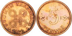 World Coins - Coin, Finland, 5 Pennia, 1973, , Copper, KM:45