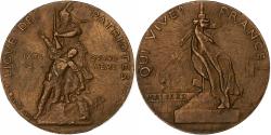 World Coins - France, Medal, Ligue des Patriotes, 1882, Bronze, Dubois.H,