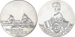 World Coins - France, Medal, Compagnie Générale Transatlantique, Impératrice Eugénie, MDP