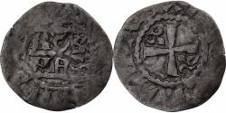 World Coins - Archbishopric of Reims, Samson de Mauvoisin, Denarius, 1140-1161, Reims, Silver