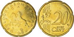 World Coins - Slovenia, 20 Euro Cent, 2007, , Brass, KM:72