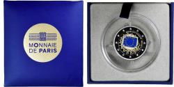 World Coins - France, 2 Euro, Drapeau européen, 2015, Monnaie de Paris, Proof, Colourized