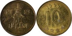 World Coins - Coin, KOREA-SOUTH, 10 Won, 1999