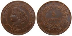World Coins - Coin, France, Cérès, 5 Centimes, 1898, Paris, , Bronze, KM:821.1