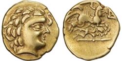 Ancient Coins - Aulerci Cenomani, 1/4 Stater, 2nd century BC, Gold, , Delestrée:2156