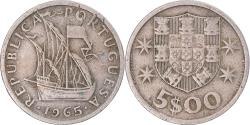 World Coins - Coin, Portugal, 5 Escudos, 1965