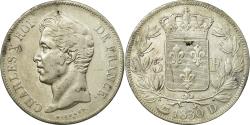 World Coins - Coin, France, Charles X, 5 Francs, 1830, Lyon, , Silver, KM:728.4