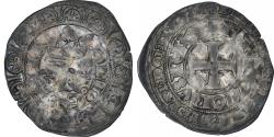 World Coins - France, Charles V, Blanc au K, 1365-1380, , Billon, Duplessy:363
