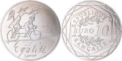 World Coins - France, 10 Euro, 2014, Paris, Sempé Égalité Été, , Silver