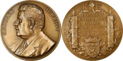 World Coins - France, Medal, Edouard Herriot, Président et Maire de Lyon, Politics, Society