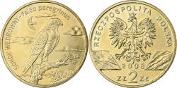 World Coins - Poland, 2 Zlote, 2008, Warsaw, Brass, , KM:627