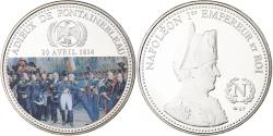 World Coins - France, Medal, Napoleon I, Les adieux de Fontainebleau, Utrecht, Cupronickel