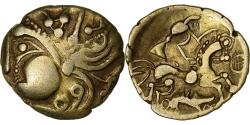 Ancient Coins - Aulerci Eburovices, 1/4 de statère au sanglier, ca. 60-40 BC, Electrum