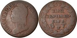 World Coins - Coin, France, Dupré, 5 Centimes, AN 5, Lille, , Bronze, KM:640.11