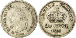 World Coins - Coin, France, Napoleon III, Napoléon III, 20 Centimes, 1867, Bordeaux
