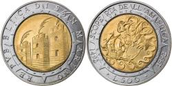 World Coins - Coin, San Marino, 500 Lire, 1992, Rome, , Bi-Metallic, KM:286