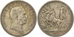 World Coins - Coin, Italy, Vittorio Emanuele III, 2 Lire, 1917, Rome, , Silver, KM:55