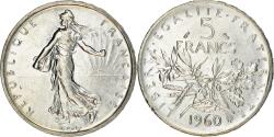 World Coins - Coin, France, Semeuse, 5 Francs, 1960, , Silver, KM:926, Gadoury:770