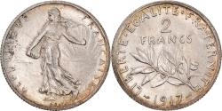 World Coins - Coin, France, Semeuse, 2 Francs, 1917, Paris, , Silver, KM:845.1